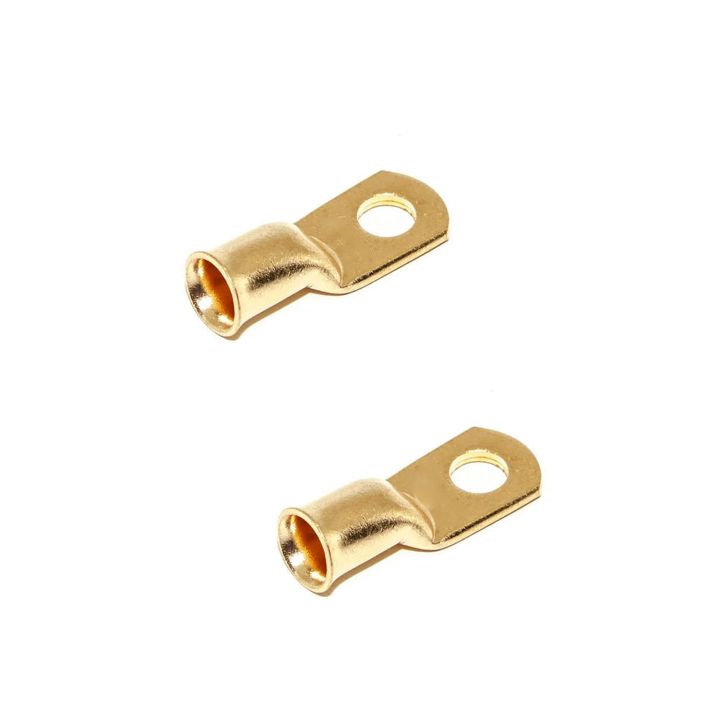 制造商工厂定制电缆凸耳铜凸耳镀金电池电缆和电线罐装铜凸耳制造